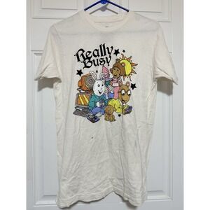 Arthur Really Busy Graphic Shirt Size Large